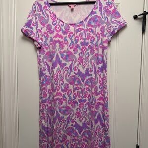 Lilly Pulitzer Pink and Purple Flamingo Dress